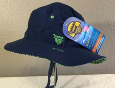 Kids Sun Hat, Banana Boat, UPF 50 , Reversible, Green Jungle/Navy, Free Shipping