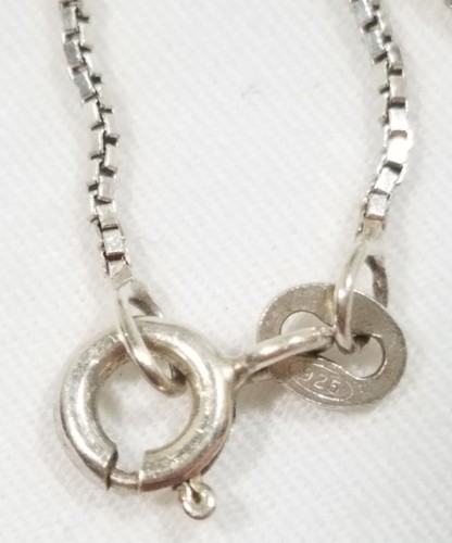 925Ag 12.26 Grams Silver Dimensional Dalmatian Pendant Necklace Sz 18" #JBX - Picture 8 of 17