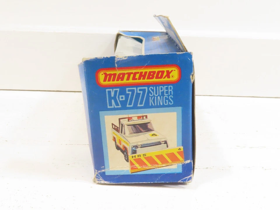 Matchbox K-77 Superkings Highway Rescue Plow Truck Plymouth Trail Duster LN 8879 - Image 3 of 4
