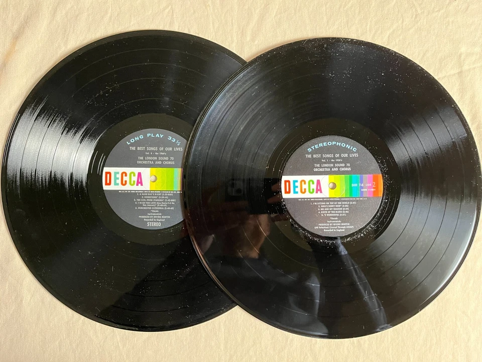 LONDON SOUND 70 ORCHESTRA Best Songs of Our Lives 1970 Box Set Decca DED 7-6 VG+ Foto 3 de 4