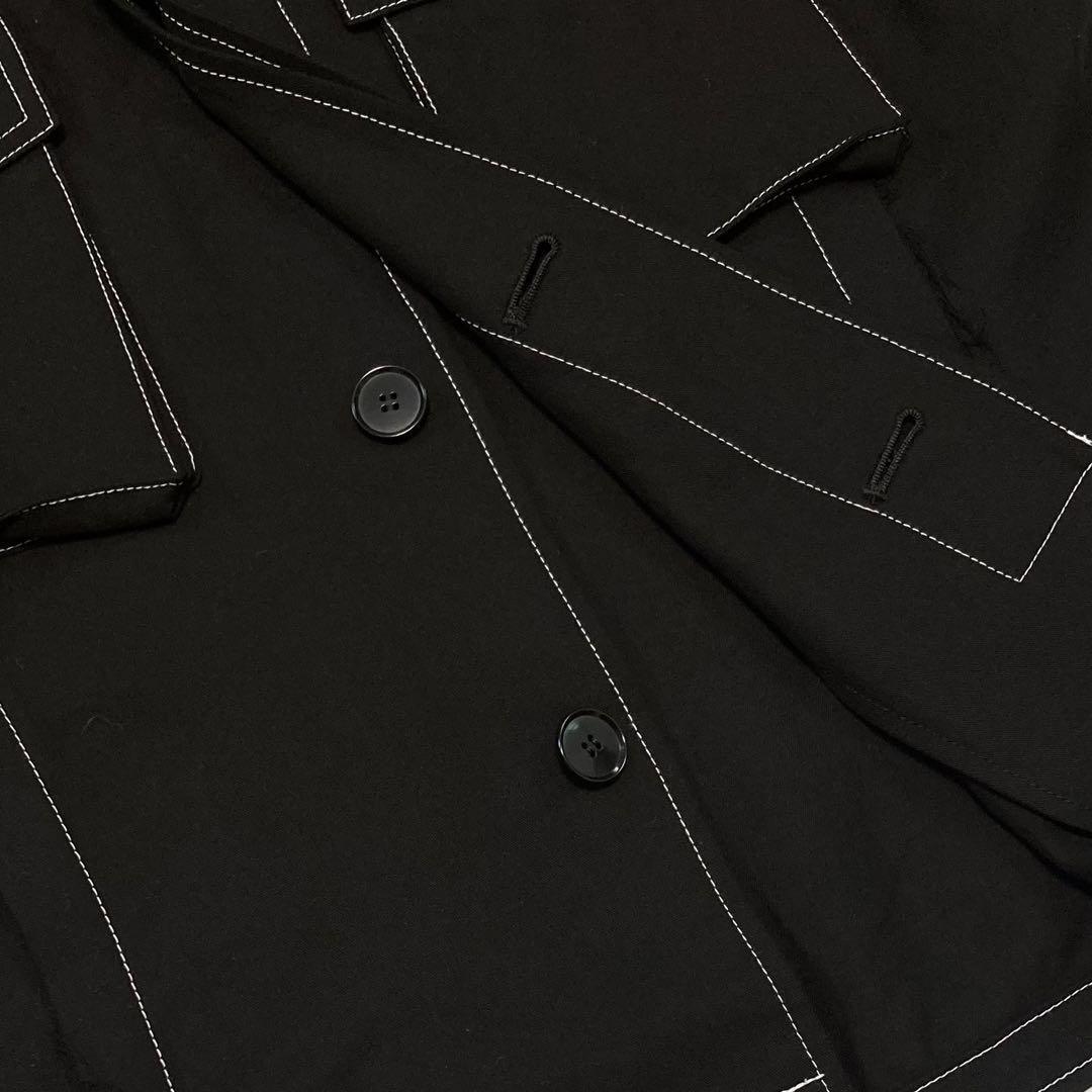 LIMI feu HIGH TWIST GABARDINE JACKET Black 2 | eBay LIMI feu HIGH TWIST GABARDINE JACKET Black 2 | eBay
