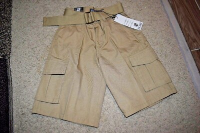 New Old Skool Khaki Cargo Shorts size 6