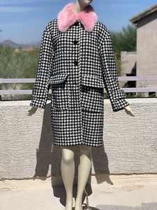 kate spade houndstooth coat