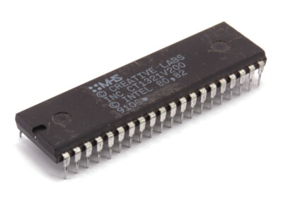 MHS + Creative Labs CT1321V200 Soundblaster Chip Microcontroller 8051 DIP40 Rare