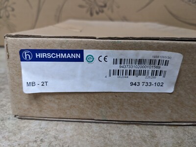 Hirschmann MB-2T 2-Slot Expansion Backplane Module - New Open Box. Ships fast
