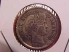 1897 P BARBER DIME - NICE COLOR - AU+ - SEE PICS! - (N2647)