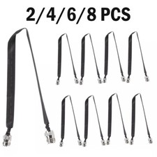 2/4/6/8pc Door/Window Pass Through Flat Coaxial Cable SO239 UHF Female to UHF F