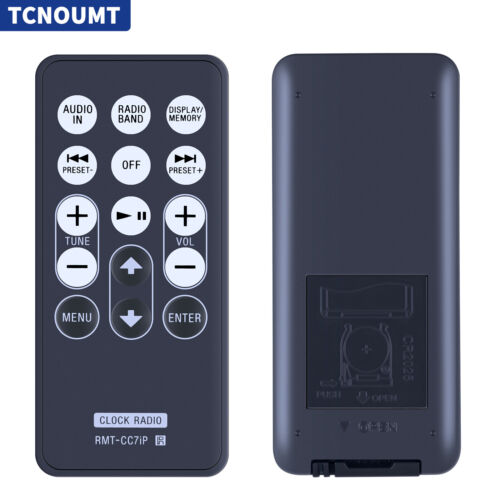RMT-CC7iP Replacement Remote Control For Sony Clock Radio RMTCC7iP - Picture 1 of 7