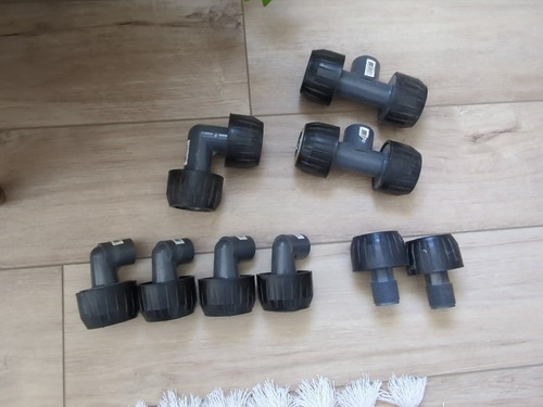 Lot of Turnseal 1" fittings coupler tee elbows corners