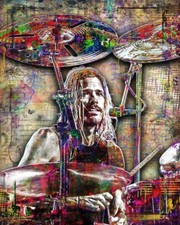 FOO FIGHTERS TAYLOR HAWKINS Tribute Poster Taylor Hawkins Print Free Shipping US