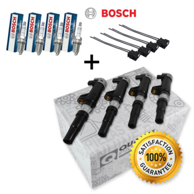 4x OEM ZÜNDSPULE ZÜNDKERZE BOSCH  FÜR RENAULCLIO SCENIC LAGUNA MEGANE MODUS 16V
