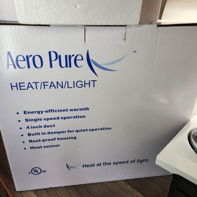 Aero Pure 80 CFM Bath Exhaust Fan And Light A515A | eBay