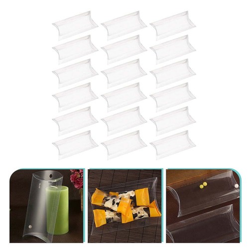 50 Clear Pillow Gift Boxes - Bild 2 von 6