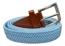 Elasticated Stretchy Trouser Belt for Men, 1.25" Wide, Many Stunning Colours