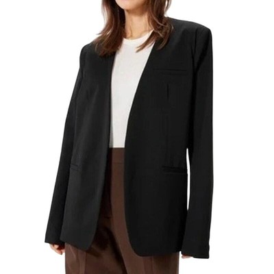 Sophie Rue Black Pauline Oversized Blazer Jacket Medium