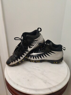 Nike Alpha Menace Shark Football Cleat 878122 Black & Silver  display picture 1