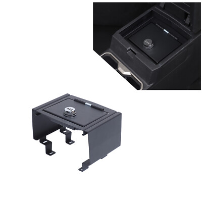 Steel Center Console Safe GUN Storage Lock Box TRAY For Toyota Tacoma 24+ US