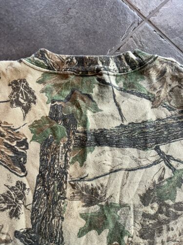 VTG 90s Realtree Camo Single Stitch Short Sleeve T-Shirt Mens 2XL Baggy Y2K - Picture 10 of 12