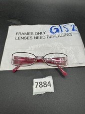Marchon M719 Red Semi Rim Eyeglasses Frames 601 50-18 130 NWOT