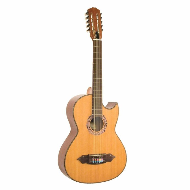 Lucida Lgbq1e Mariachi Classical Acoustic Electric Bajo Quinto Guitar