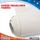 Headliner Material Suede Fabric Car Roof Liner Replace Upholstery Beige 60"X100"