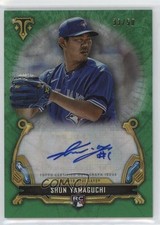 2020 Topps Triple Threads Rookie Emerald 33/50 Shun Yamaguchi #RAC-SY Auto w7p