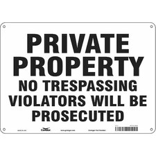 Condor 473J28 Safety Sign, 10 In Height, 14 In Width, Aluminum, Horizontal