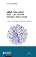 BrèVe Philosophie De La Constitution Paul Dubouchet Taschenbuch 172 S. 2020