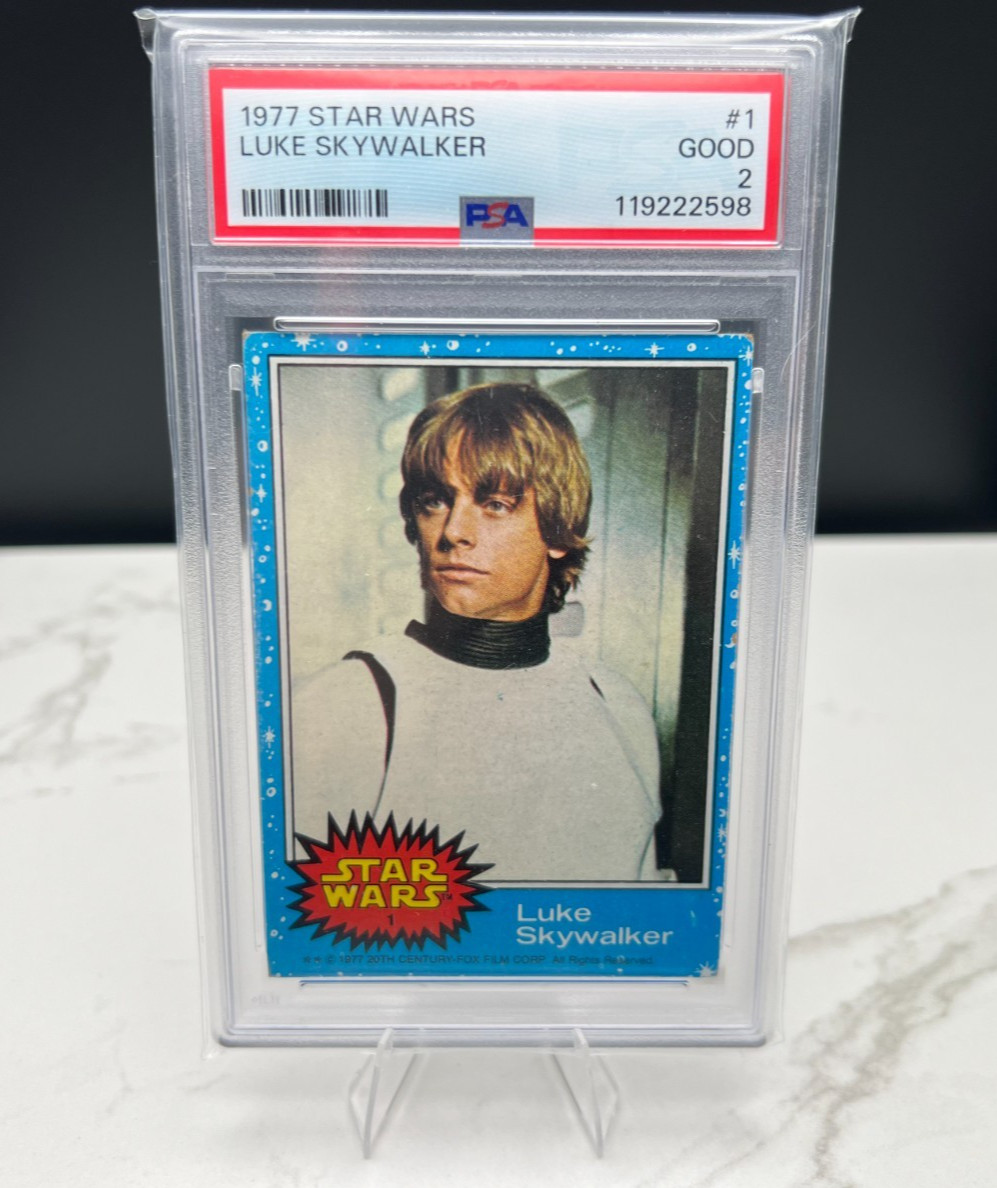 1977 Topps Star Wars #1 - Luke Skywalker - PSA 2