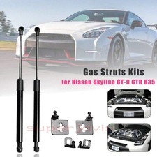 Bonnet Hood Shock Lift Struts Support Arm Gas Spring Fit For Nissan GT-R 2009-19