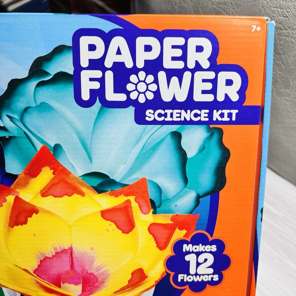 Kit de ciencia de flores de papel Crayola flores que cambian de color hágalo usted mismo artesanías vapor Foto 3 de 4