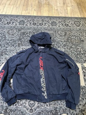 Size XL - Vale Forever VSX Hooded Bomber jacket - Navy