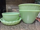 Fire King Vintage Jadeite Green Bowl Lot