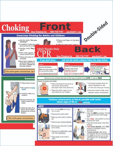 Choking Reference Chart-Laminated 8.5" X 11" - Afbeelding 3 van 4