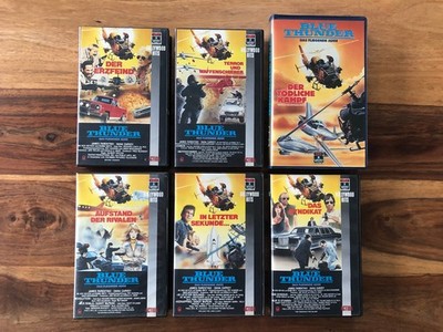 BLUE THUNDER - DIE SERIE (1984) | Teil 1-6 VHS only selten komplett RCA Columbia