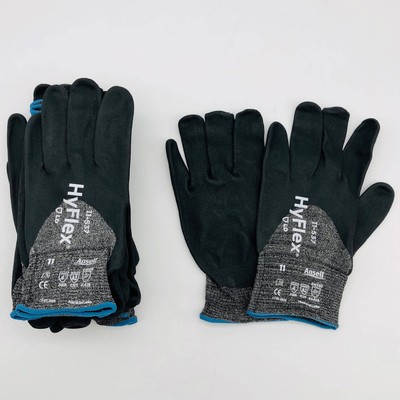 Ansell Hyflex 11537 Cut Resistant Work Glove Sz XXL 11 Nitrile Foam Palm 6 Pairs