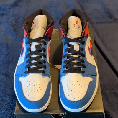 Jordan Air Jordan 1 Mid SE Multicolored Swoosh White/Red/Blue 852542-146