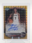 KELIS FISHER 2025-26 BOWMAN U CHROME 1ST AUTO GOLD GEOMETRIC /50 #CPA-KF Q7372