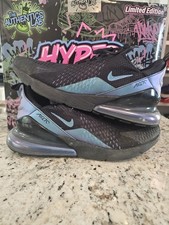 Nike Air Max 270 Unisex Sneaker Black/Blue Me...