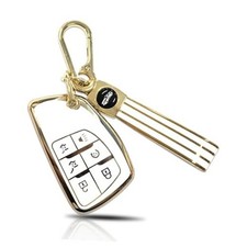 Key Fob Cover with Keychain, TPU Key Case Shell Protection Compatible with