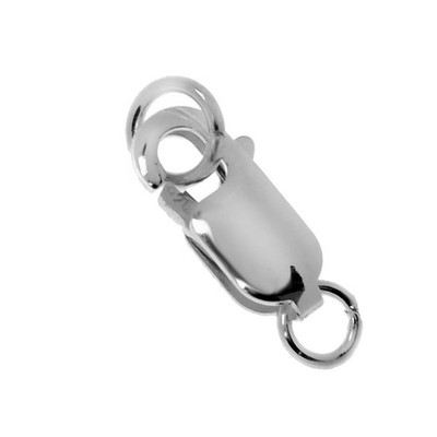 925 Karabiner Clip Doppelkreis Schmuck Fundstücke 8 mm