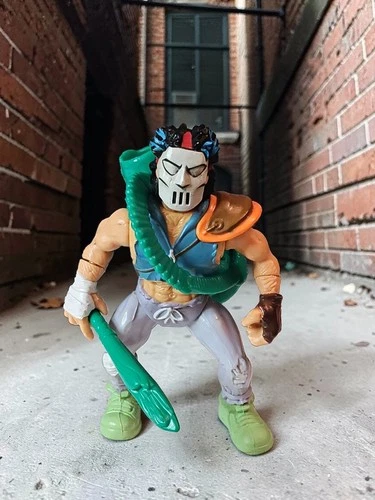 🔥1989 Casey Jones Teenage Mutant Ninja Turtles Action Figure TMNT Loose Vintage