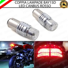 2X LAMPADE LED BAY15D STOP / POSIZIONE YAMAHA T-MAX 500 2001-2007 COLORE ROSSO