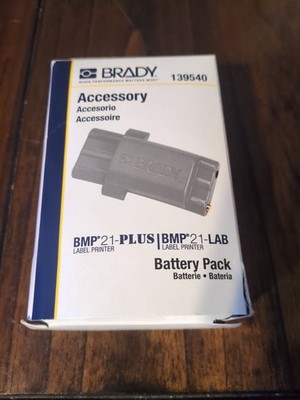 New In BOX BRADY Rechargeable Li-Ion Battery Pack for BMP21 BMP21-PLUS-LAB