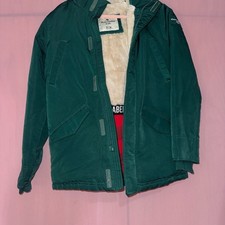 Abercrombie Kids Midnight Green Jacket with White Fleece