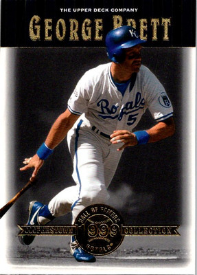 2001 Upper Deck Hall of Famers #38 George Brett  baseball card 8FFFF