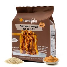 Momofuku Sesame Miso Ramen Noodles by David Chang, 4 3.63 Ounce (Pack of 4)