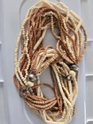 Vintage Multi Strand Beaded Necklace - Tribal / Boho Statement Necklace — photo 10