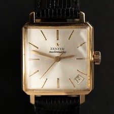 Vintage Zenith Respirator JFK Square Automatic Watch Ref 112519/9040 - Serviced