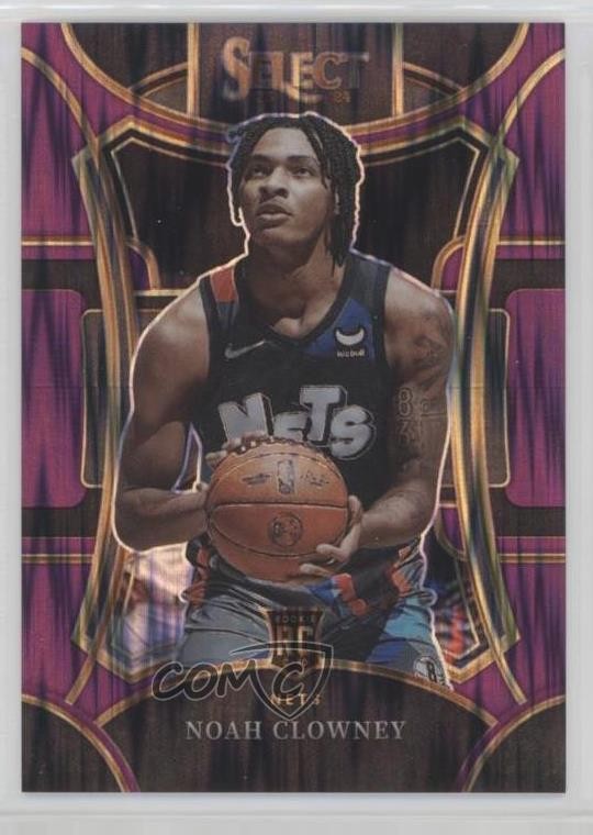 2023 Select Mezzanine Level Purple Flash Prizm /175 Noah Clowney #325 Rookie RC